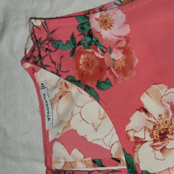 Women's Staccato Dress Pink Floral Medium - Picture 5 of 9